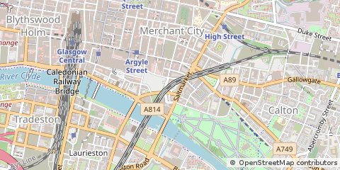 Map of Glasgow