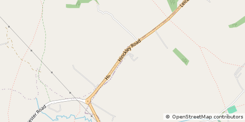 Map of Leicester, Leicestershire