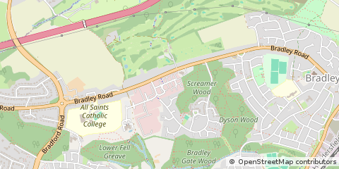 Map of Huddersfield