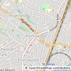 Map of Southampton