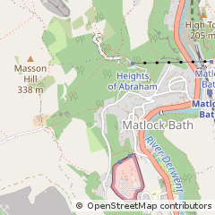 Map of Derbyshire