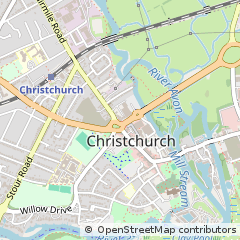 Map of Christchurch
