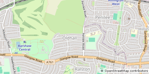 Map of Paisley