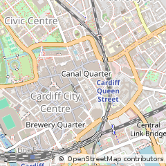 Map of Cardiff