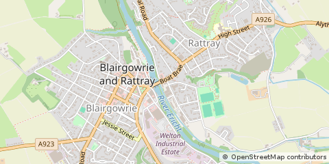 Map of Blairgowrie