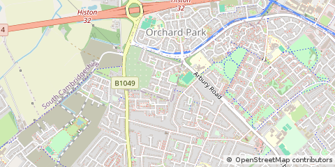 Map of Cambridge, Cambridgeshire