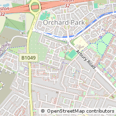 Map of Cambridge, Cambridgeshire