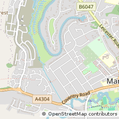 Map of Leicester, Leicestershire