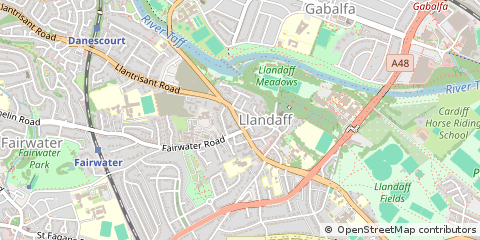 Map of Cardiff