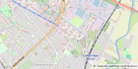 Map of Cambridge, Cambridgeshire