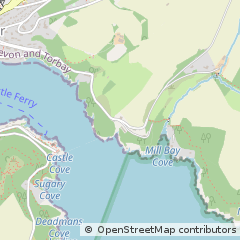 Map of Dartmouth, Devon