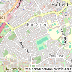 Map of Hatfield
