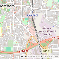 Map of Dereham