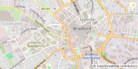 Map of Bradford