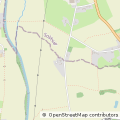 Map of Solihull, West Midlands