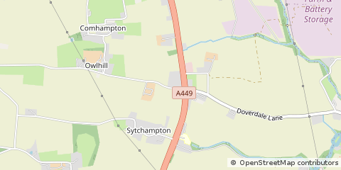 Map of Stourport-on-Severn