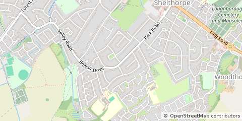 Map of Leicestershire