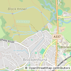 Map of Brockenhurst