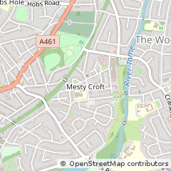 Map of Wednesbury, West Midlands