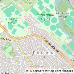 Map of Cardiff