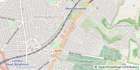 Map of Brighton