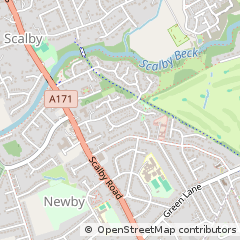 Map of Scarborough, North Yorkshire