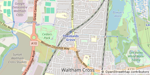 Map of Hertfordshire