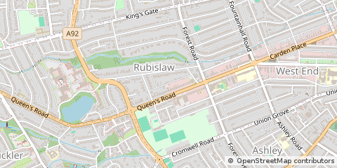 Map of Aberdeen