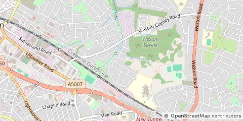 Map of Stoke-on-Trent