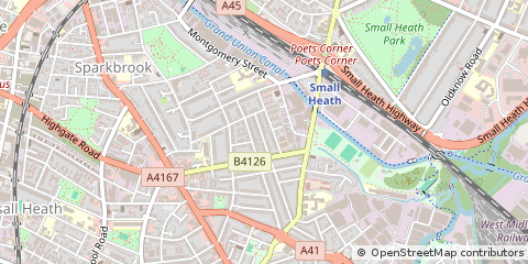 Map of Birmingham