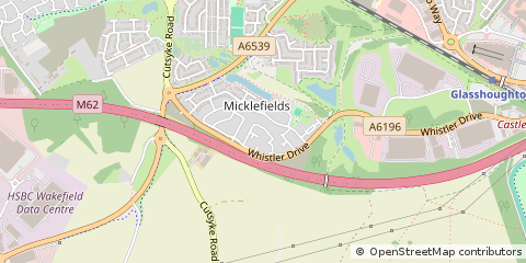 Map of Castleford