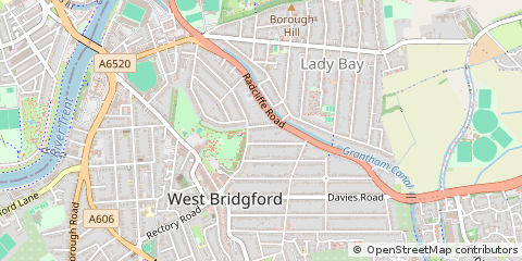 Map of Nottingham