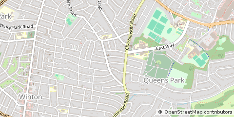 Map of Bournemouth, Middlesex