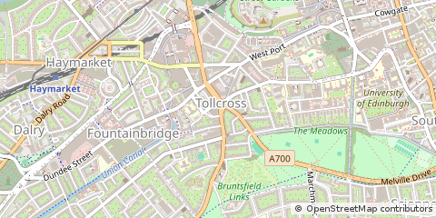 Map of Edinburgh
