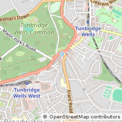 Map of Tunbridge Wells