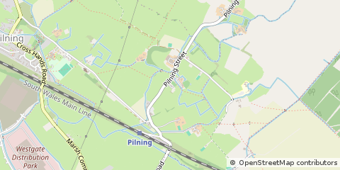 Map of Pilning, Bristol