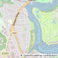 Map of Fareham, Hampshire