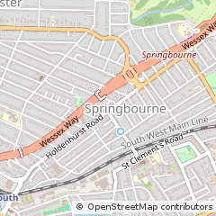 Map of Bournemouth