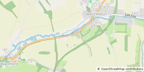 Map of Petersfield, Hampshire