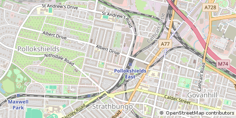 Map of Glasgow