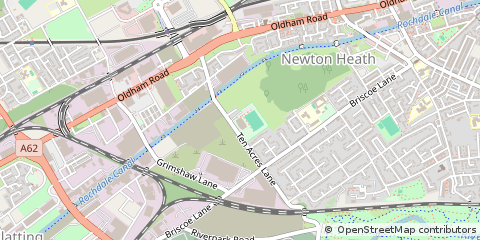 Map of Manchester