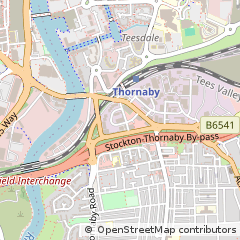 Map of Stockton-on-Tees