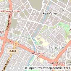 Map of Birmingham, West Midlands