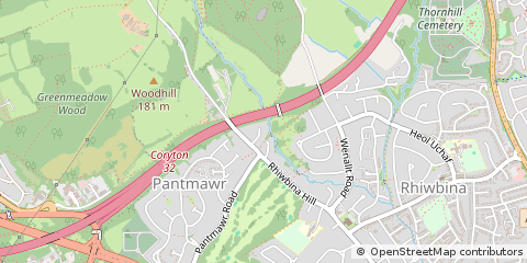 Map of Cardiff