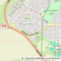 Map of Dorchester, Dorset