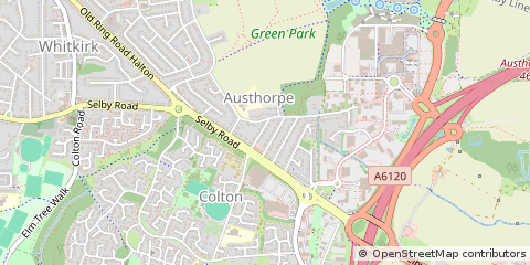 Map of Leeds