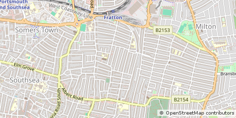 Map of Southsea, Hampshire