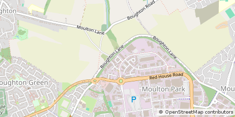 Map of Northampton, Northamptonshire