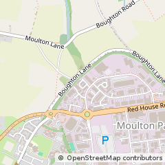 Map of Northampton, Northamptonshire