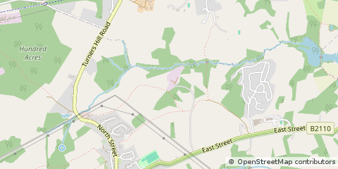 Map of Turners Hill, West Sussex